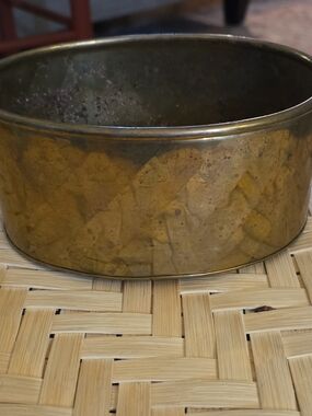 Hammered Brass Decorative Bowl